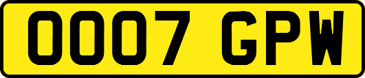 OO07GPW