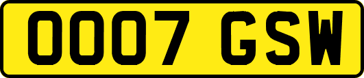 OO07GSW