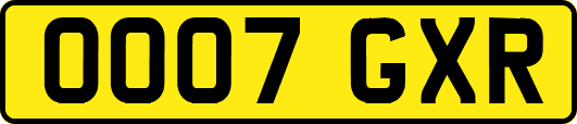OO07GXR