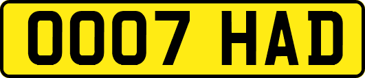 OO07HAD