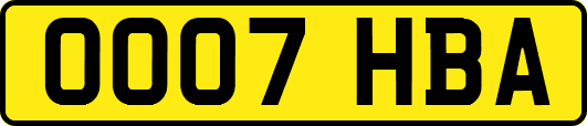 OO07HBA