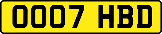 OO07HBD