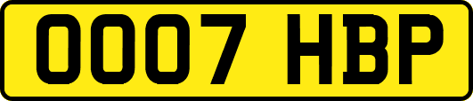 OO07HBP
