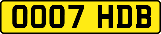 OO07HDB