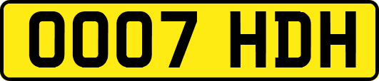 OO07HDH