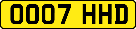 OO07HHD