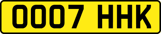 OO07HHK