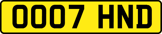 OO07HND
