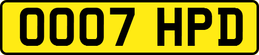 OO07HPD