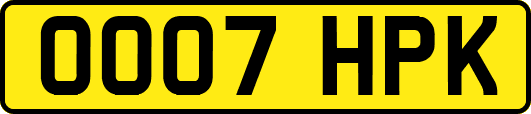 OO07HPK