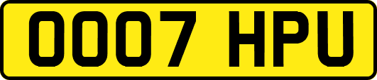 OO07HPU