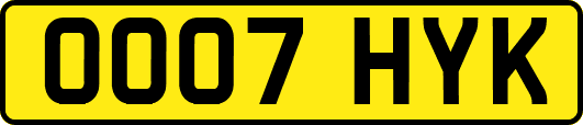 OO07HYK
