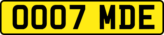 OO07MDE