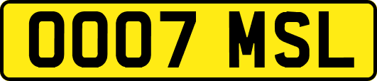 OO07MSL