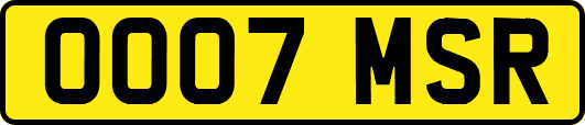 OO07MSR
