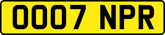 OO07NPR