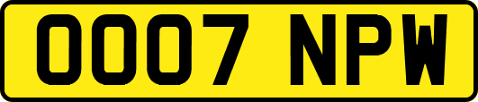 OO07NPW