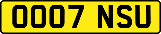 OO07NSU