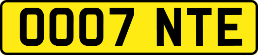 OO07NTE