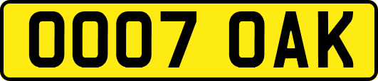 OO07OAK
