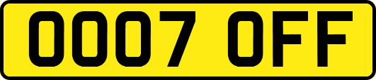 OO07OFF