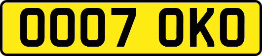 OO07OKO