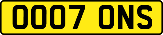 OO07ONS