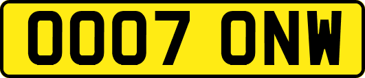 OO07ONW