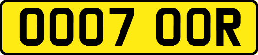OO07OOR