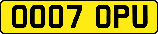 OO07OPU