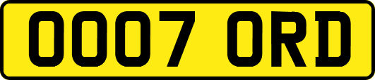 OO07ORD