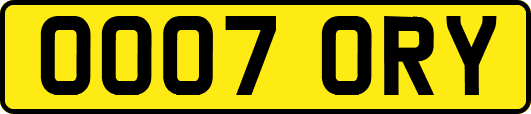 OO07ORY