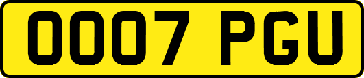 OO07PGU