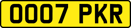 OO07PKR
