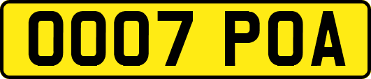 OO07POA
