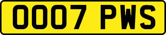 OO07PWS