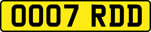 OO07RDD