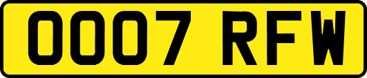 OO07RFW