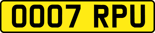 OO07RPU