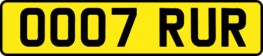 OO07RUR