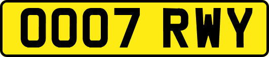 OO07RWY