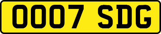 OO07SDG