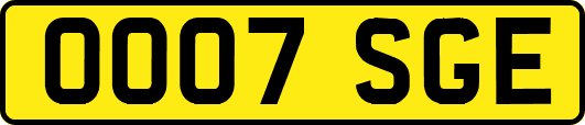 OO07SGE