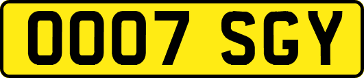 OO07SGY