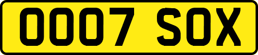 OO07SOX