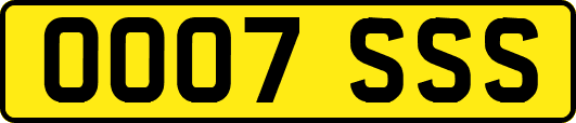 OO07SSS