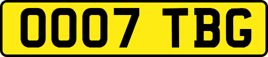 OO07TBG