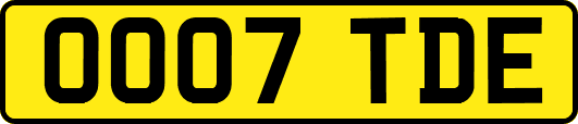 OO07TDE