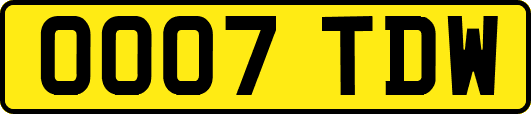 OO07TDW