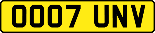 OO07UNV